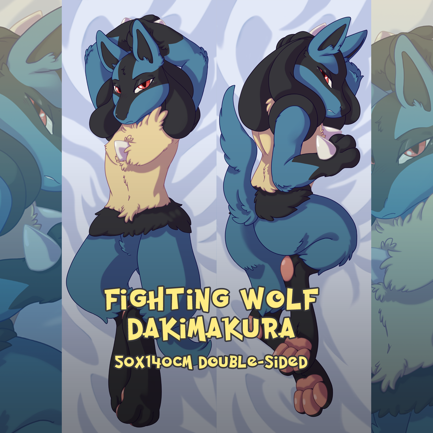 Lucario body pillow clearance